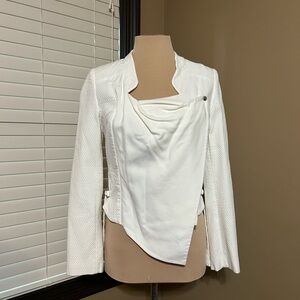 Karen Millen White Textured Blazer